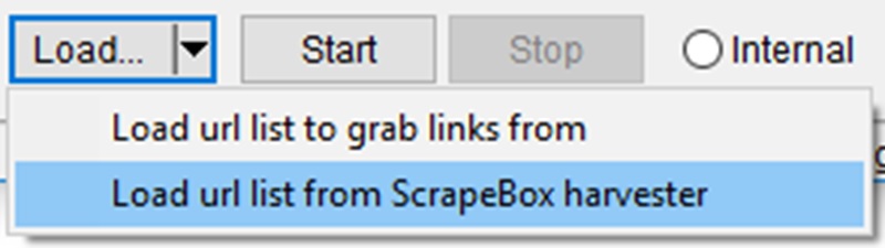 scrapebox load url