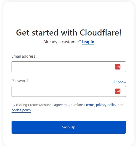 Cloudflare register