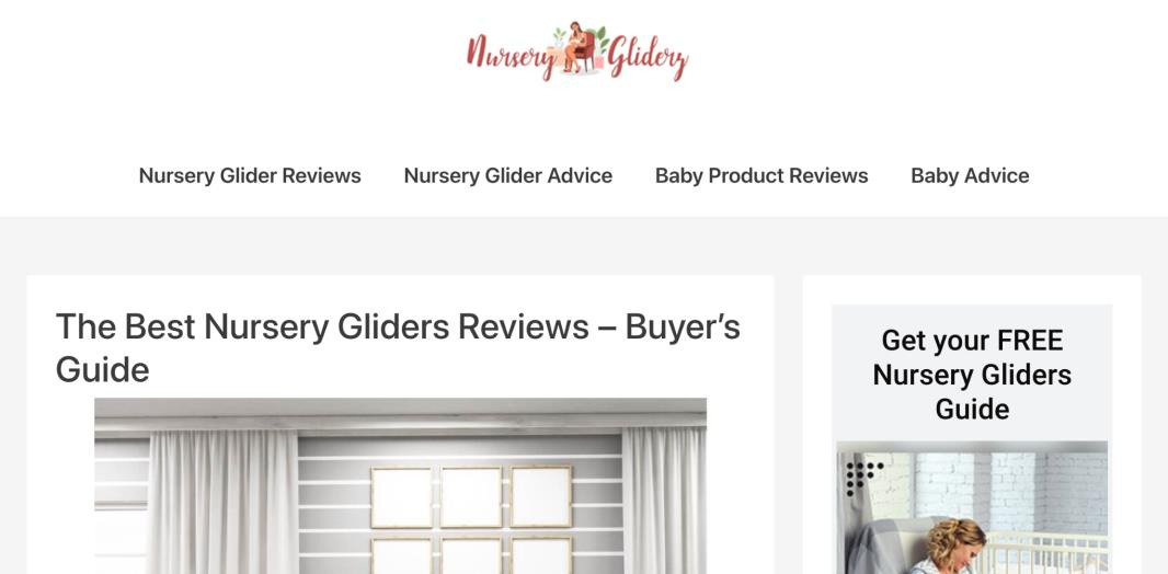 The Best Nursery Gliders Reviews - Buyer’s Guide