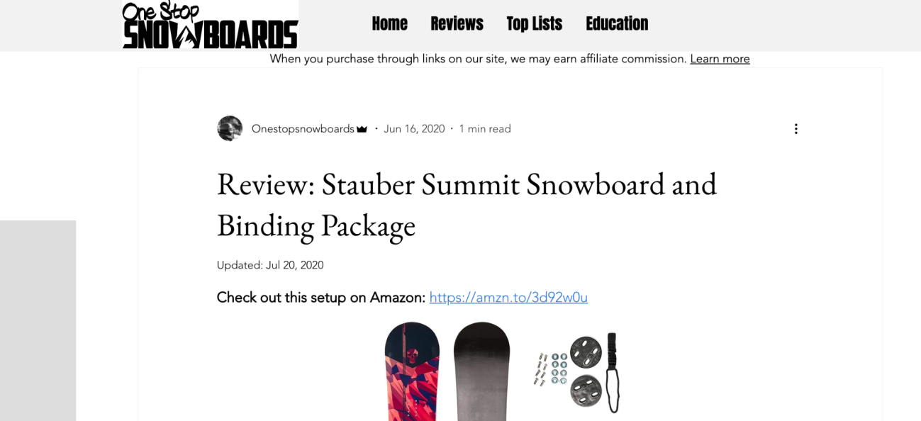 onestop snow boards blog post