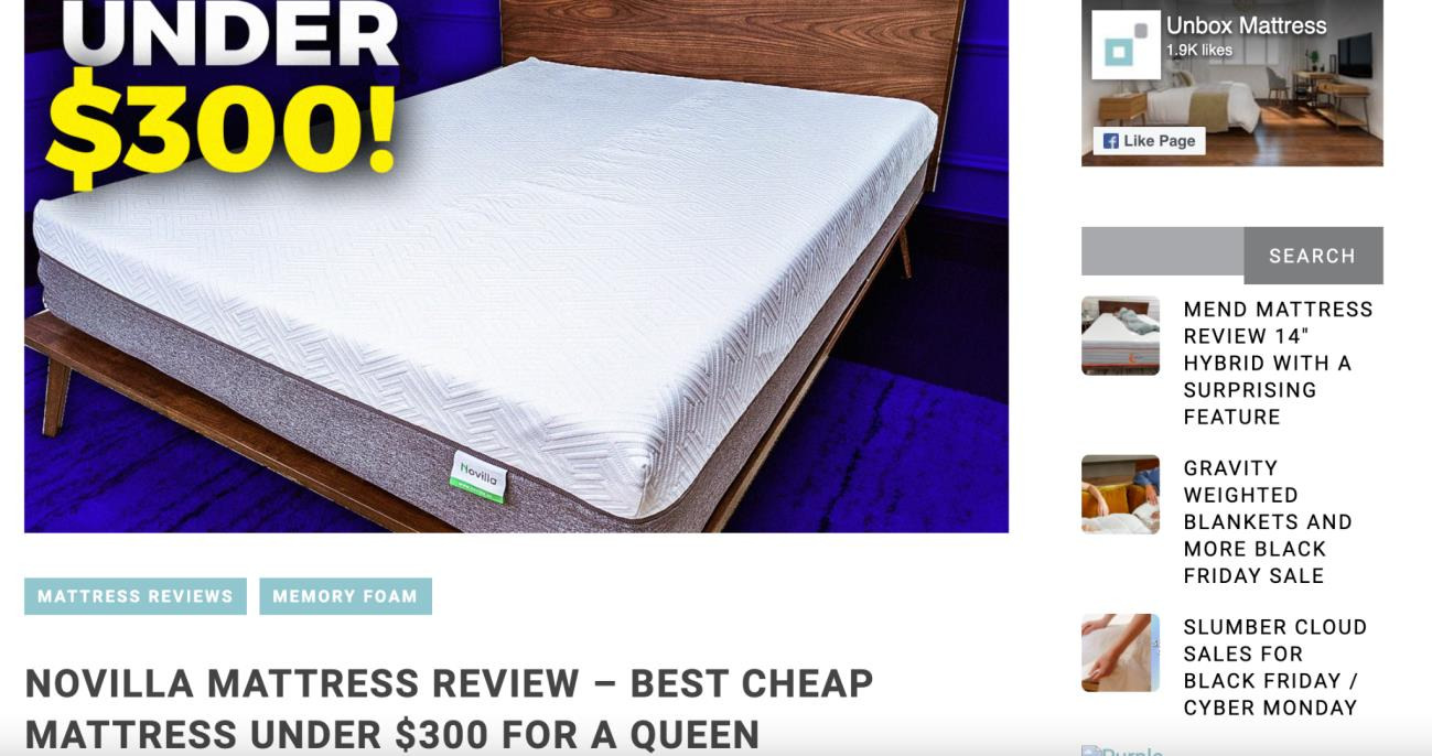 unbox mattress 